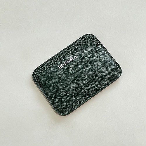 Epson Leather 3Pocket Round Card Wallet_Malachite