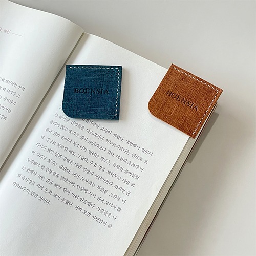 1+1 Italy Grid Leather Bookmark ver.1