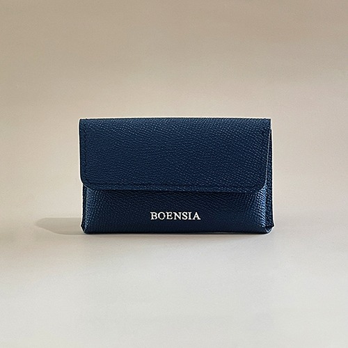 Epson Leather Business Card Wallet_Navy