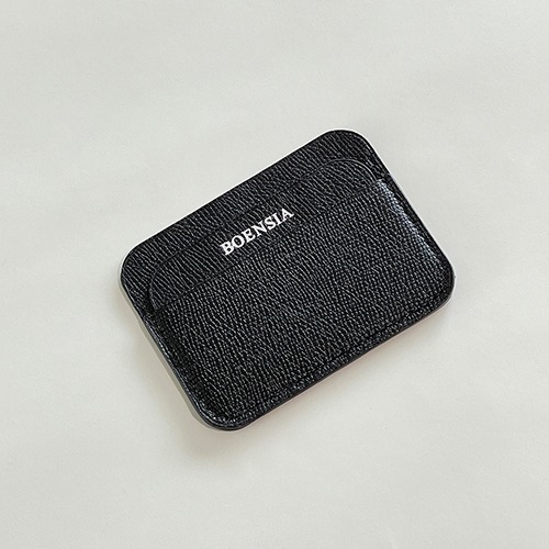 Epson Leather 3Pocket Round Card Wallet_Black